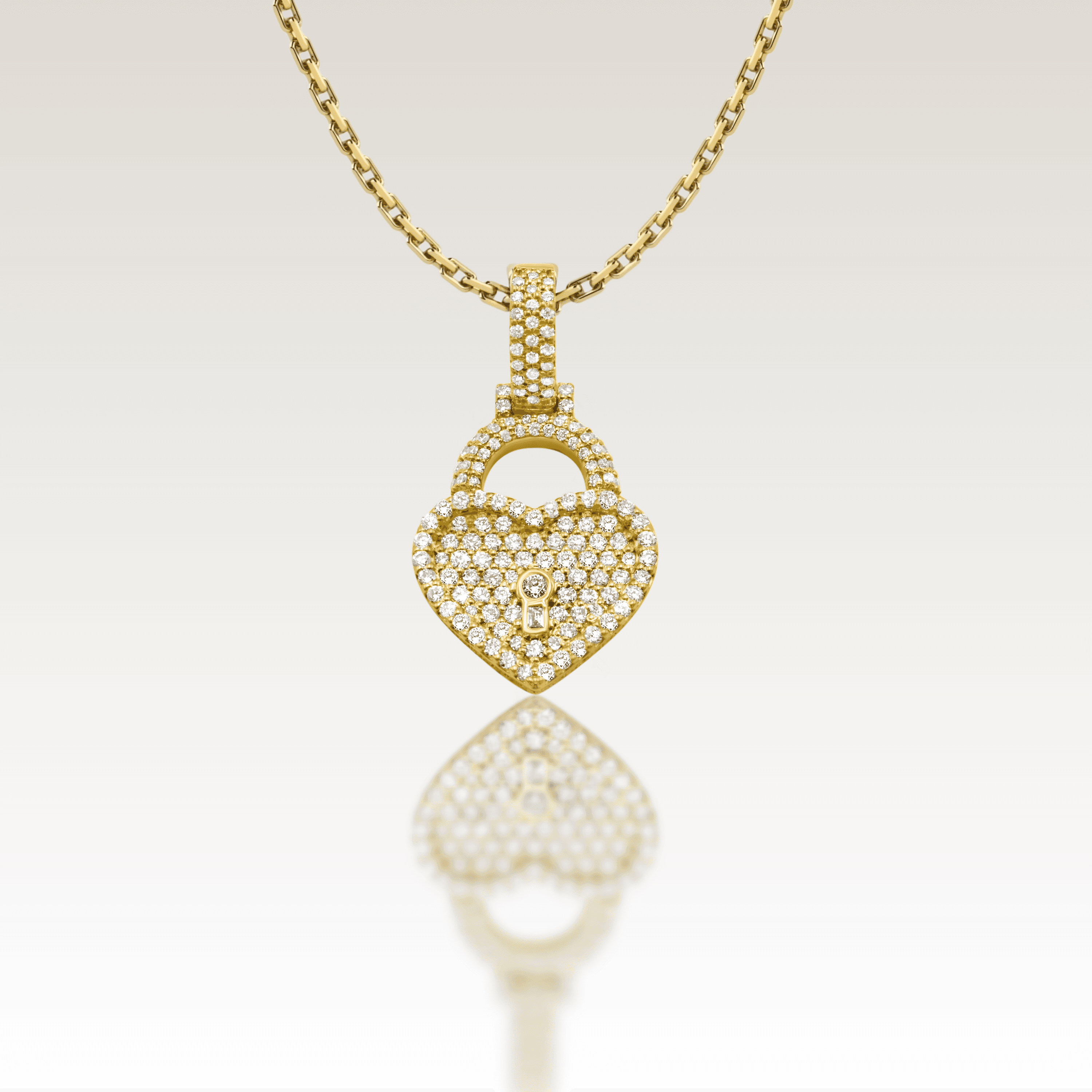 AMOR' Nuestro Lock Heart Pendant image 2