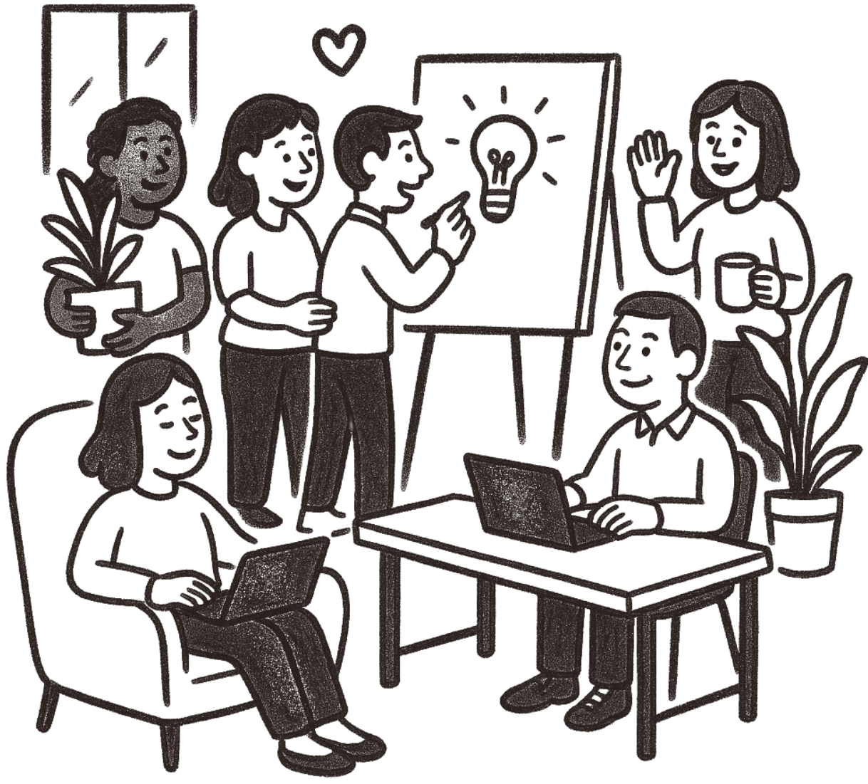 Yuniti Illustration Collaborative Workspace