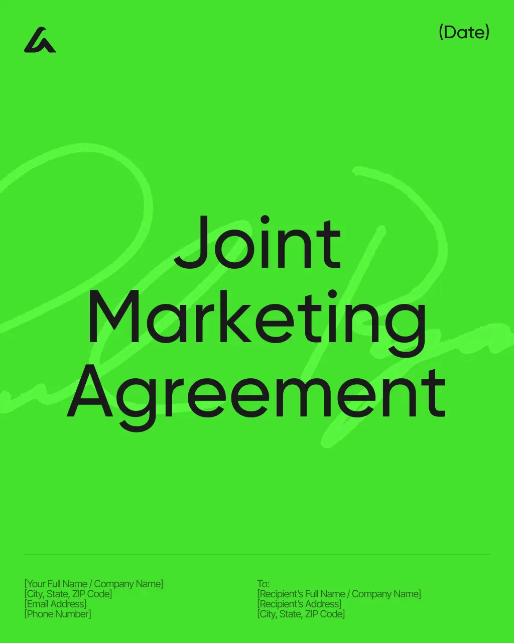 Joint Marketing Agreement