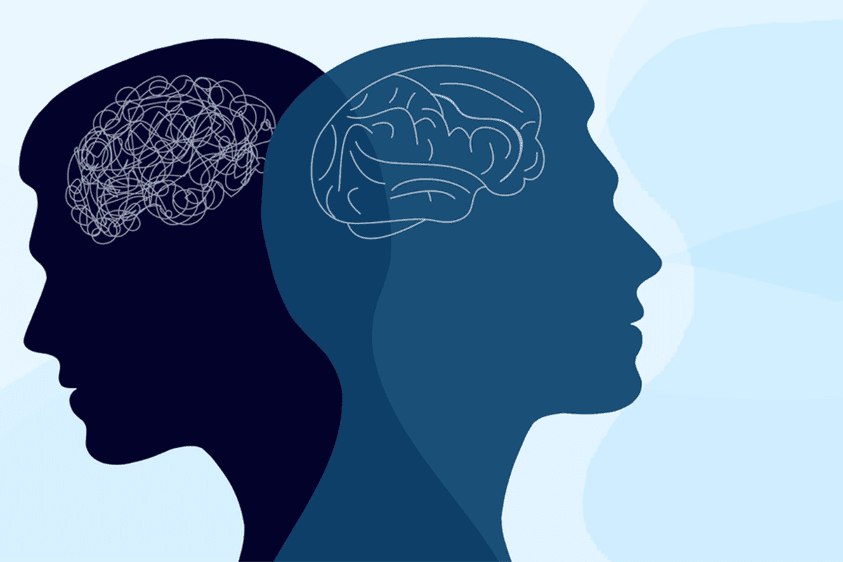 High school student reviewing psychology research papers for academic journal submission