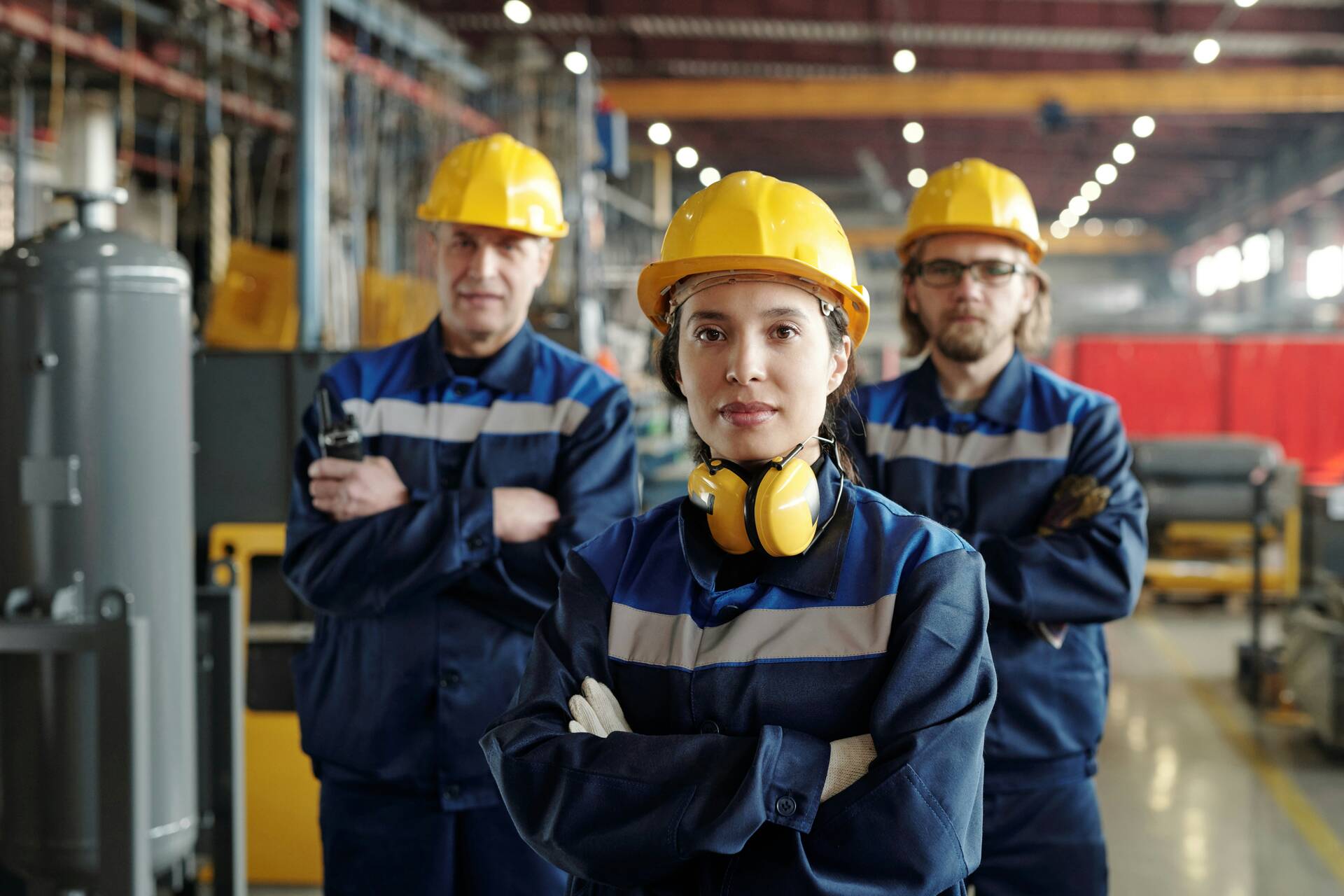 Trabajadores de fábrica