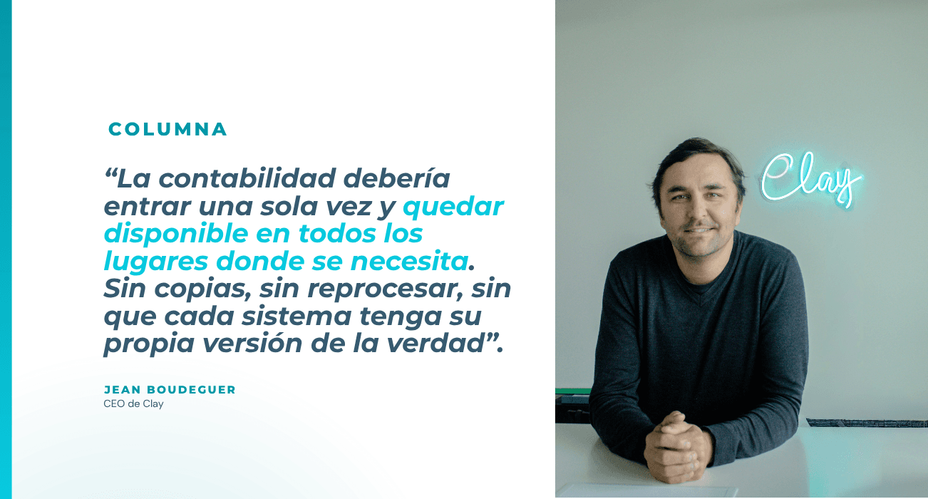 Columna de opinión Jean Boudgeuer, CEO de Clay