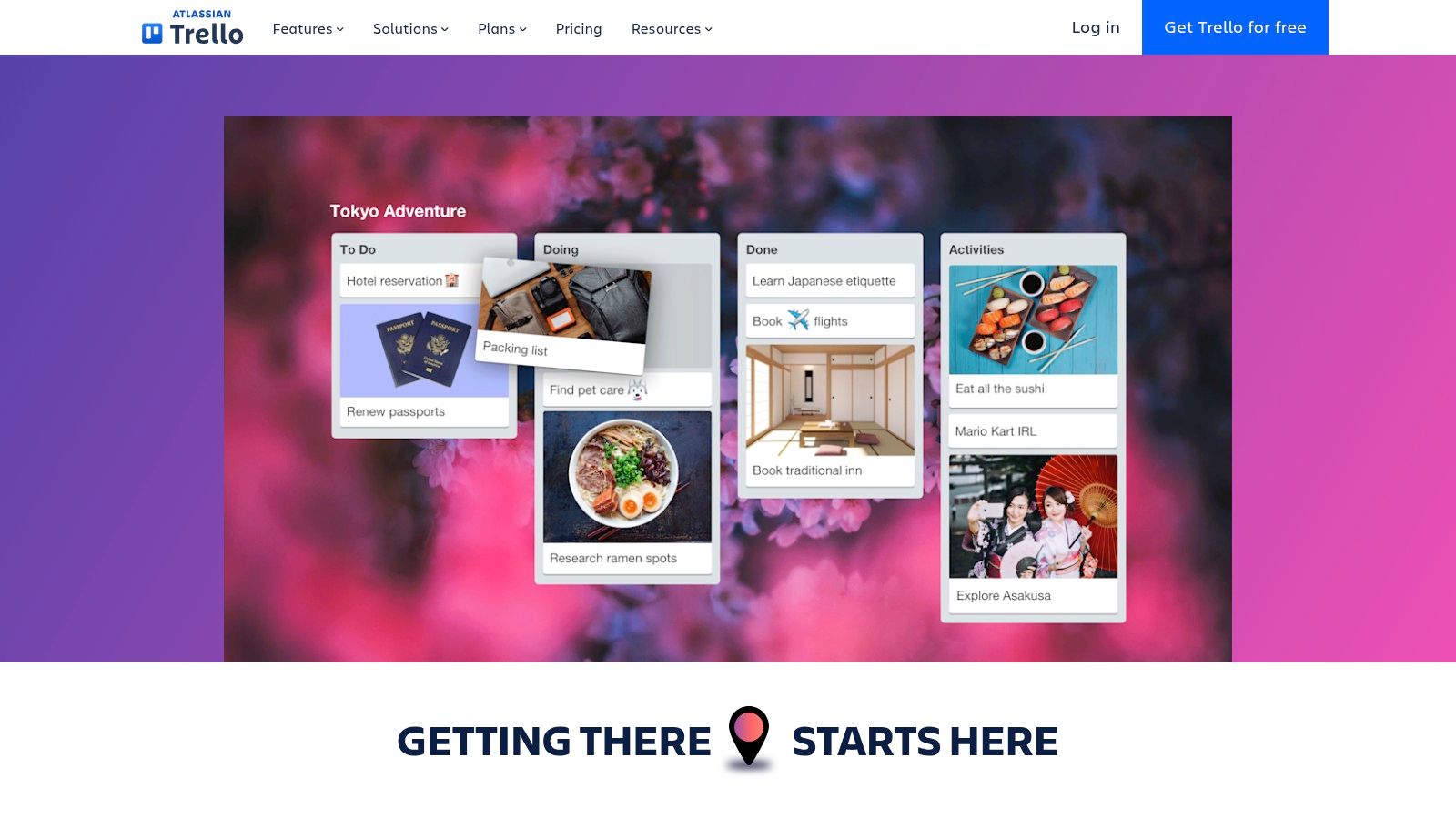 Trello – Trip planning boards and templates