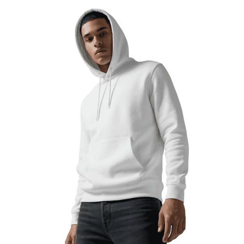  Male hoodie mockup front view
