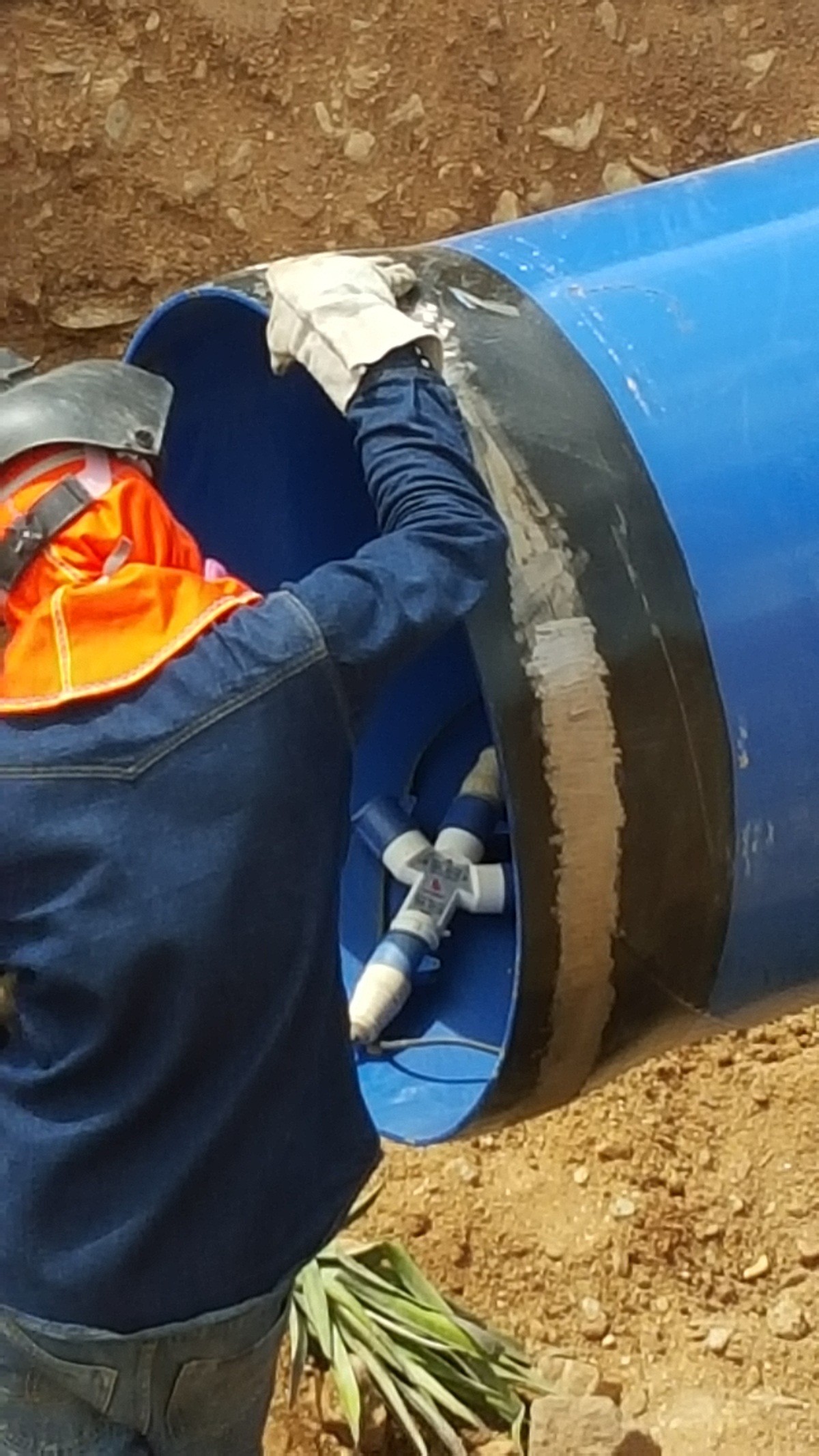 การตรวจสอบและการติดตั้งท่อตะเข็บเกลียว