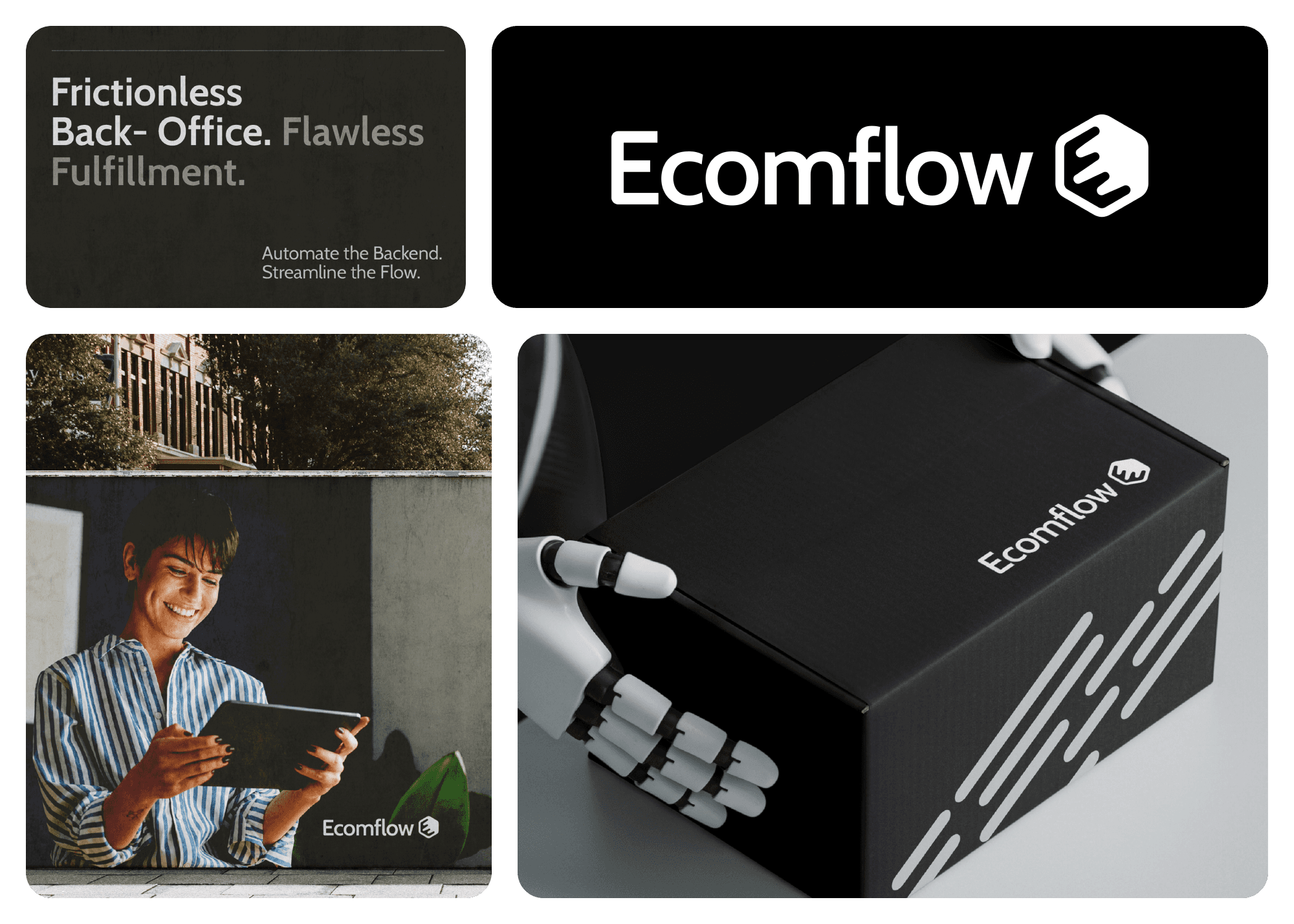 Custom ExtraETF  brand identity design - logo and visual system by Logomint 