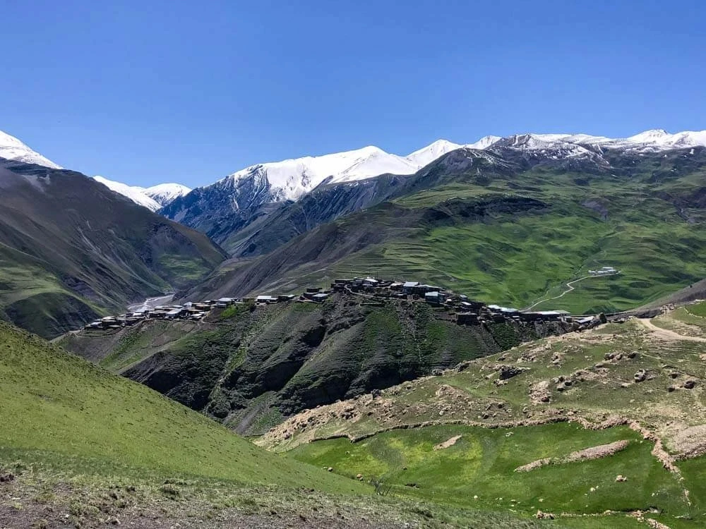 Mountain landscape in Azerbaijan