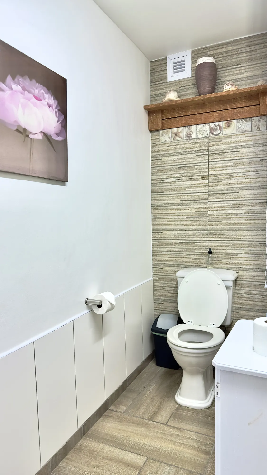 The toilet in our District 6 room.