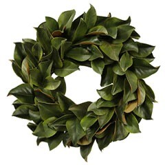 magnolia leaf fall wreath