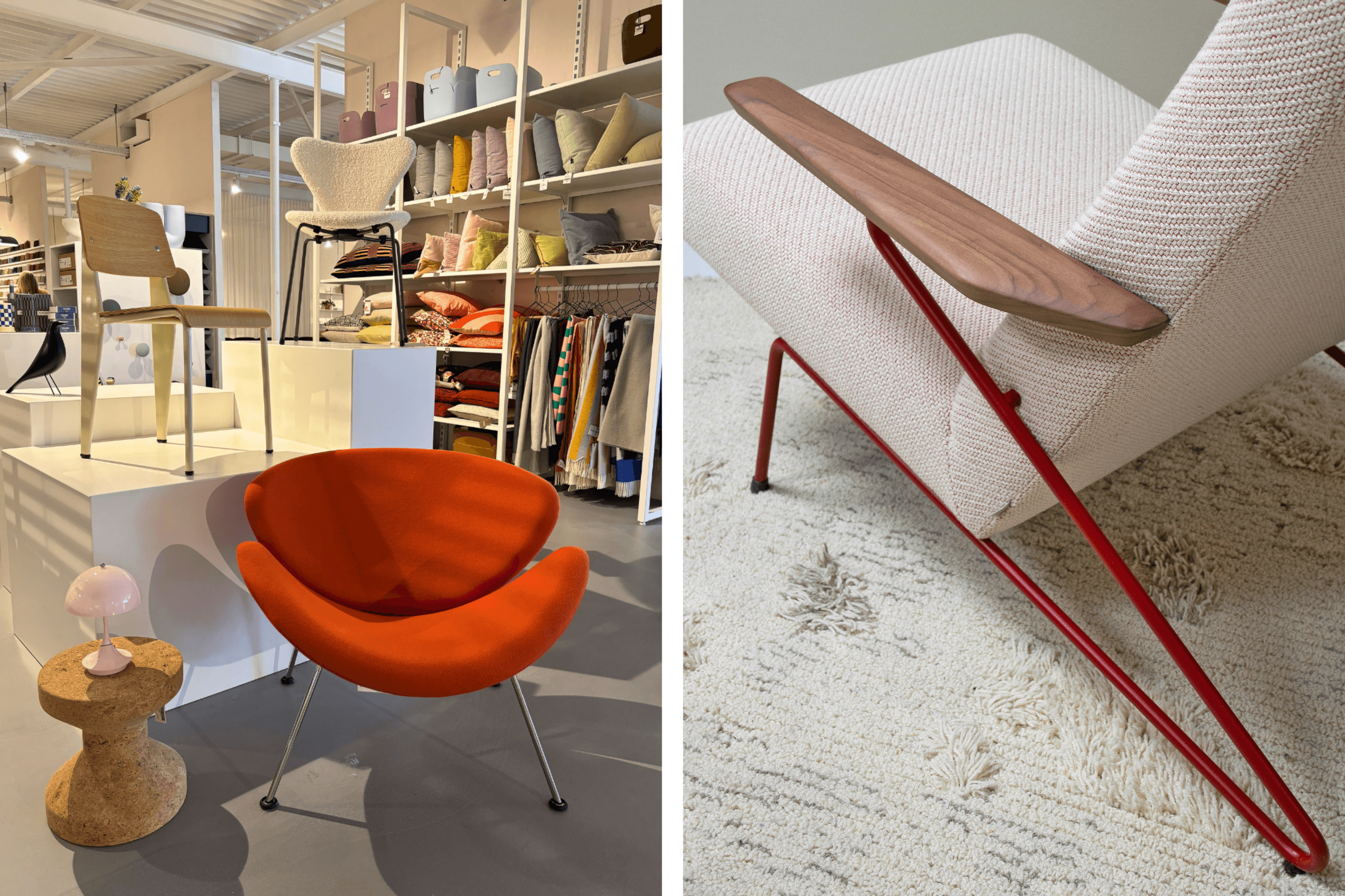 Artifort Soft facet - muuto kink & Vitra Noguchi salontafel- vitra bird