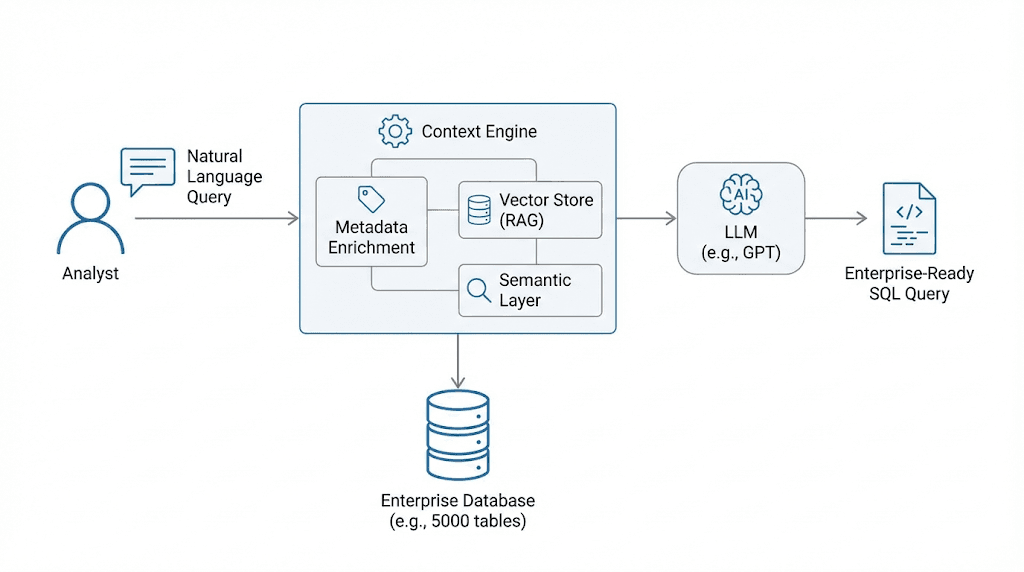 A context engine optimizes the information provided to the LLM