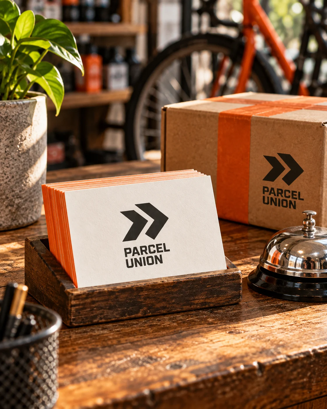 Parcel Union — shop partner card brand application