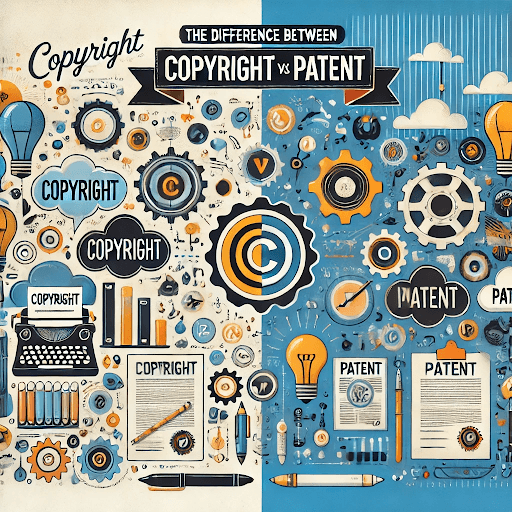 difference-between-copyright-and-patent​