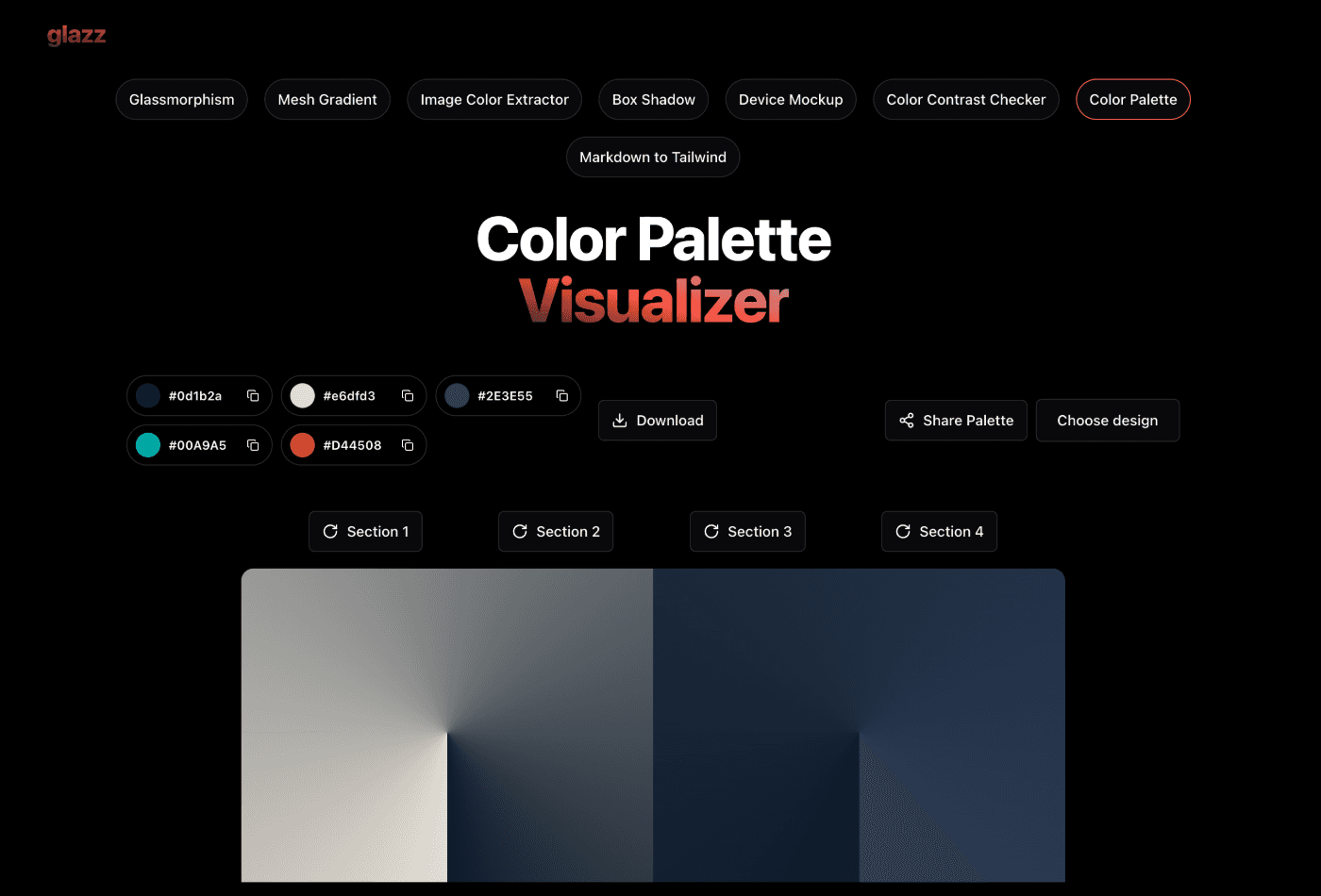 Glazz color tool