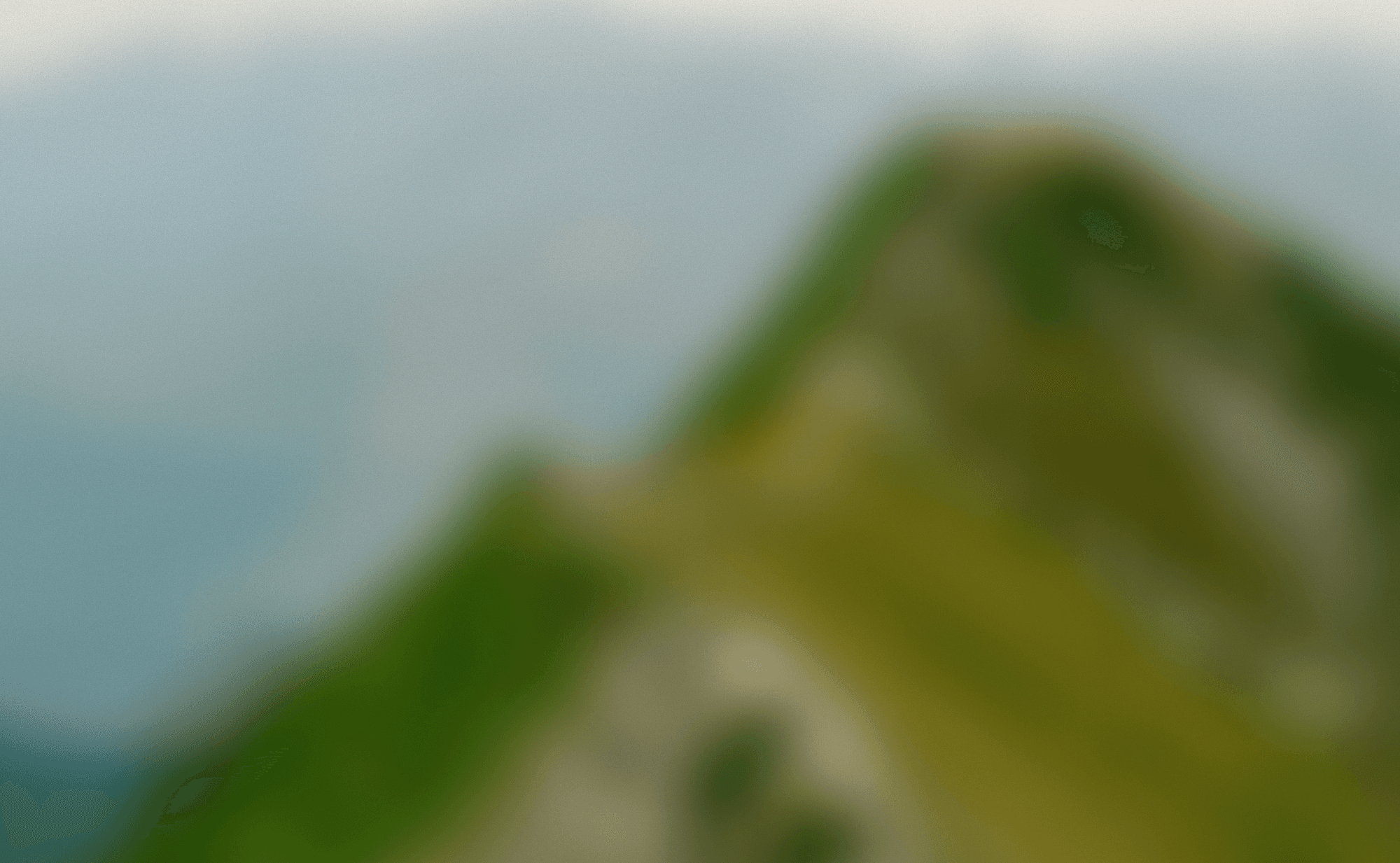 Blurry mountains