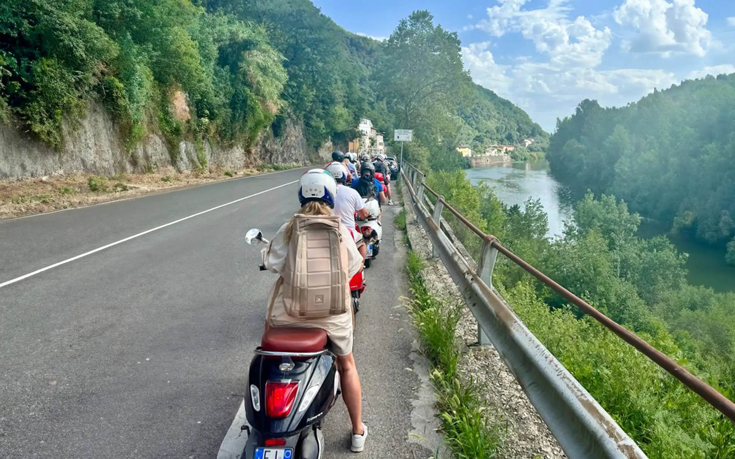 Toscana på ekte – på Vespa