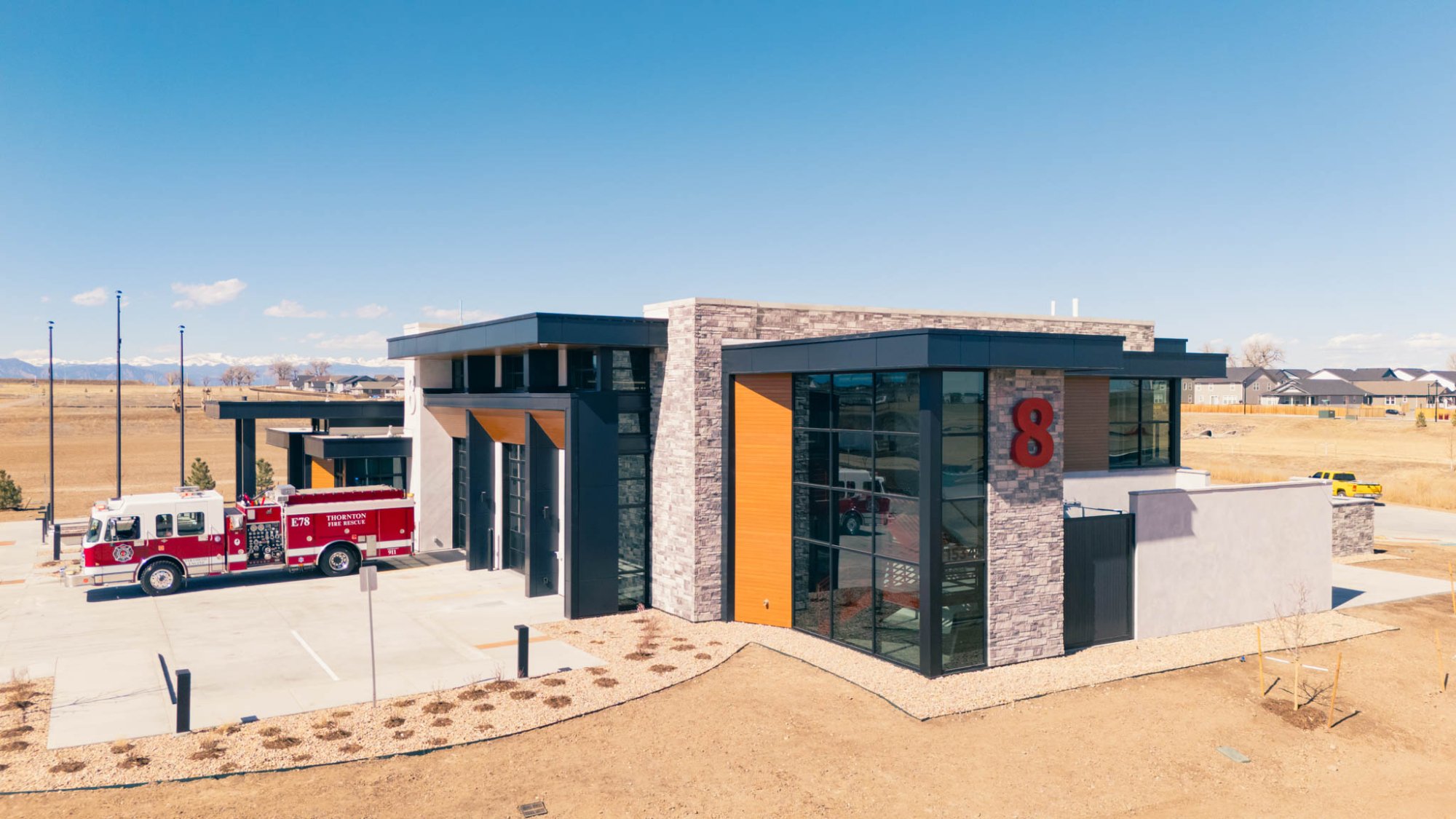 Thornton Fire Station No. 8 Alternate Aerial View