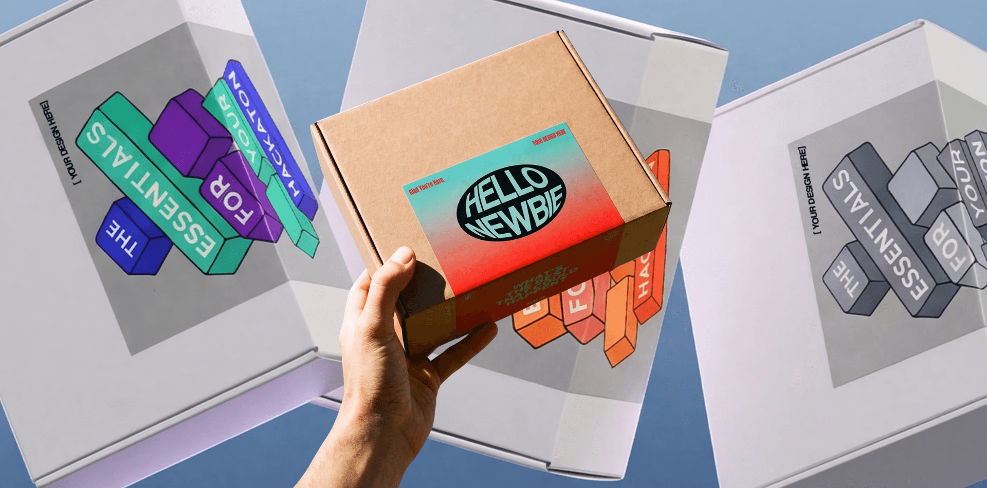 Sticker for Plain Box