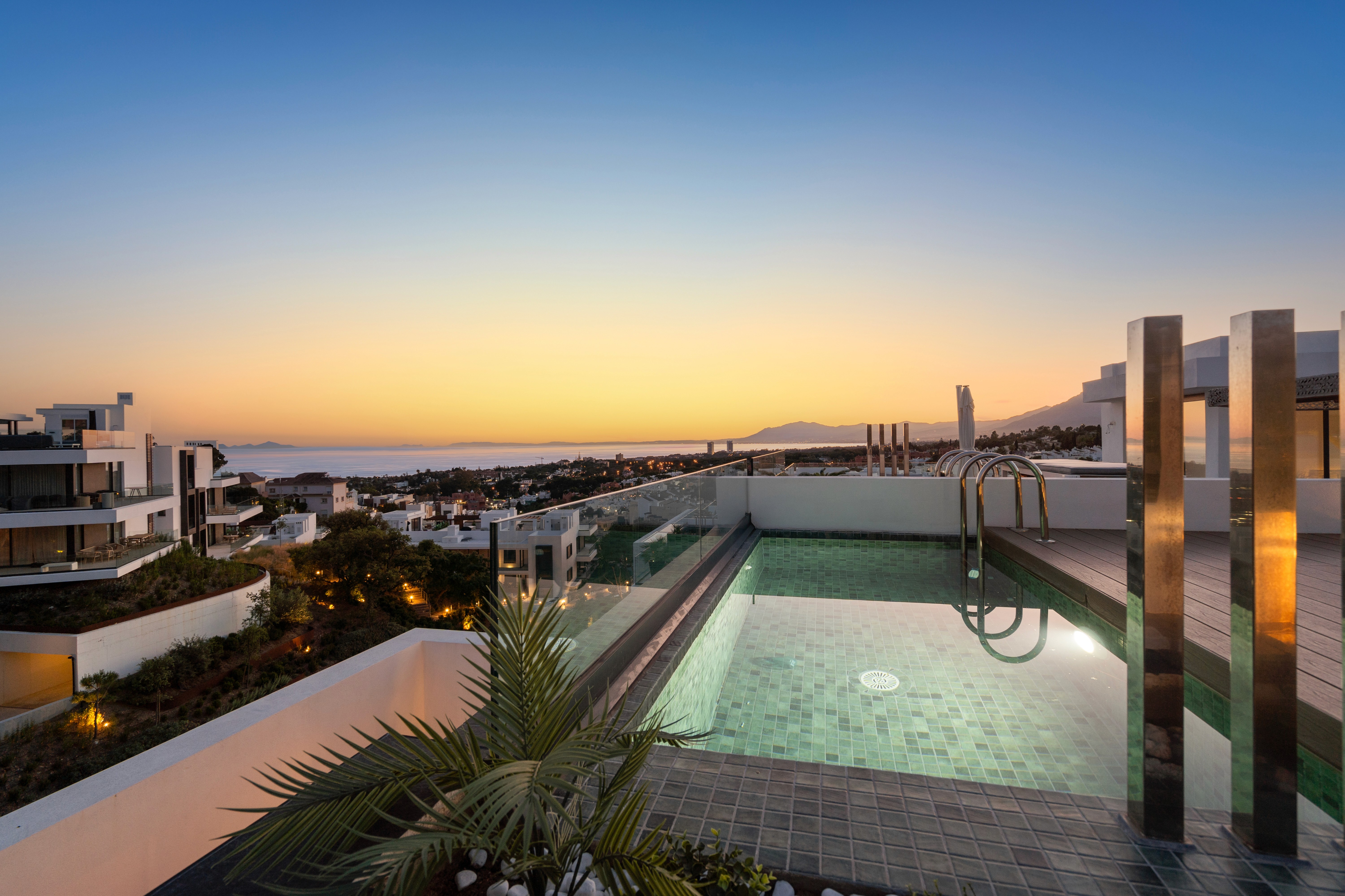 Marbella Dunes Penthouse is a luxury accommodation with a private plunge pool and sea views over Marbella