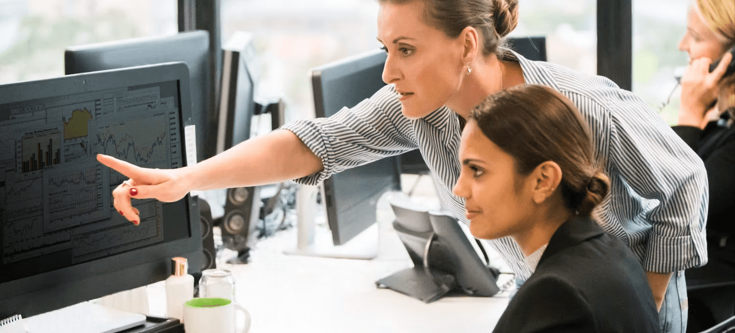 Person reviews corporate analytics dashboard - Data Categorization Methods