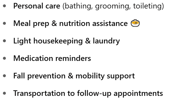 What Home Care Can Provide