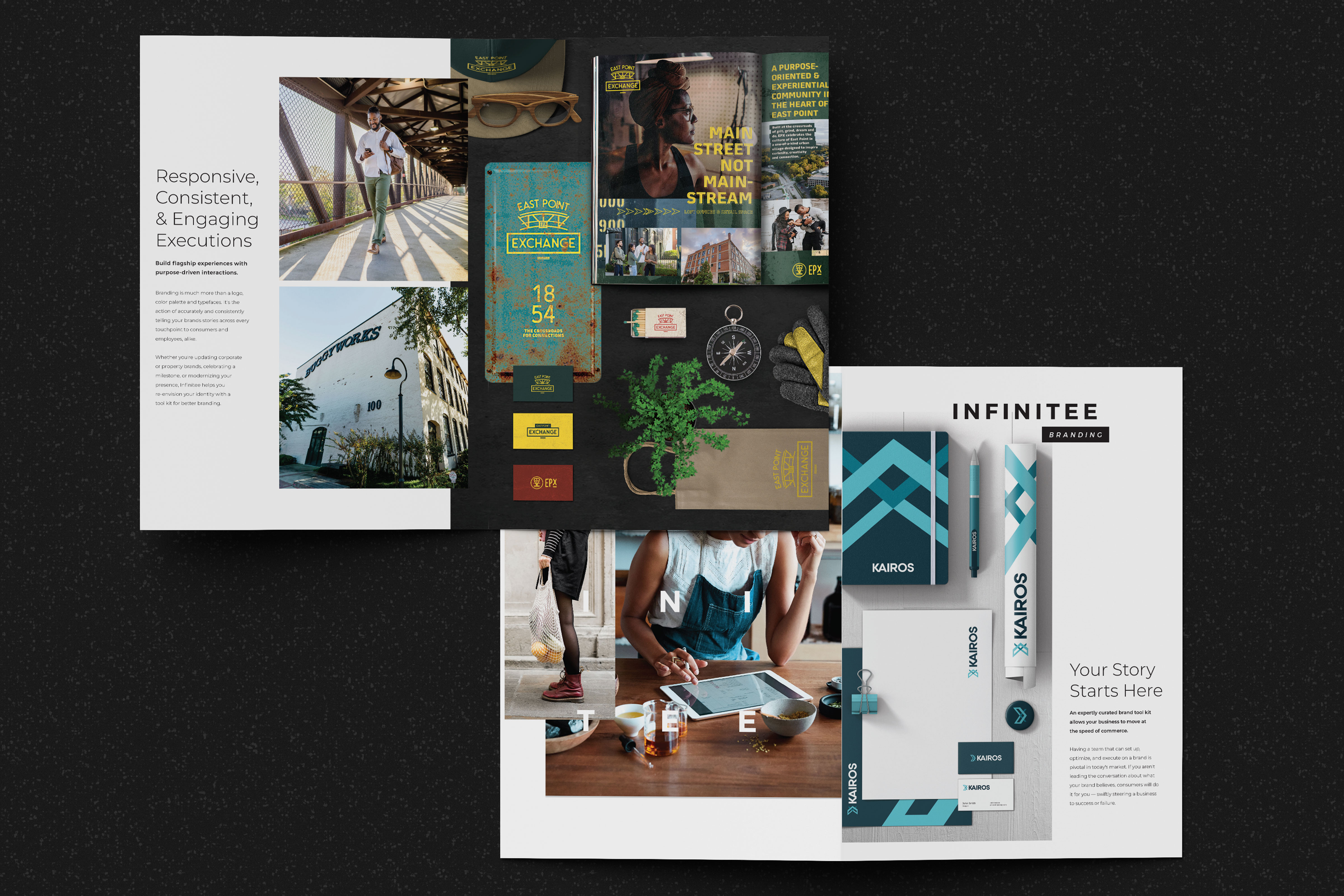 Infinitee Print Sales Collateral Mockup