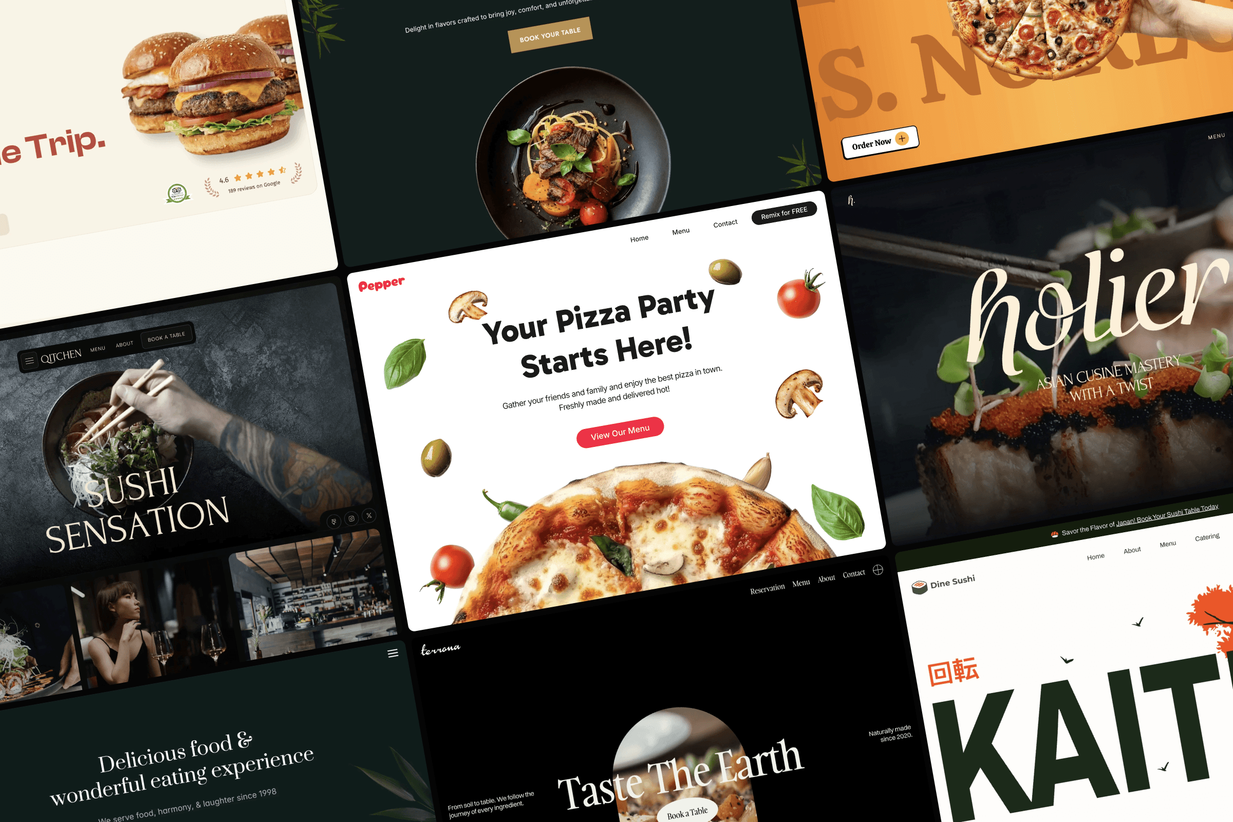 Best Framer templates for restaurants in 2026