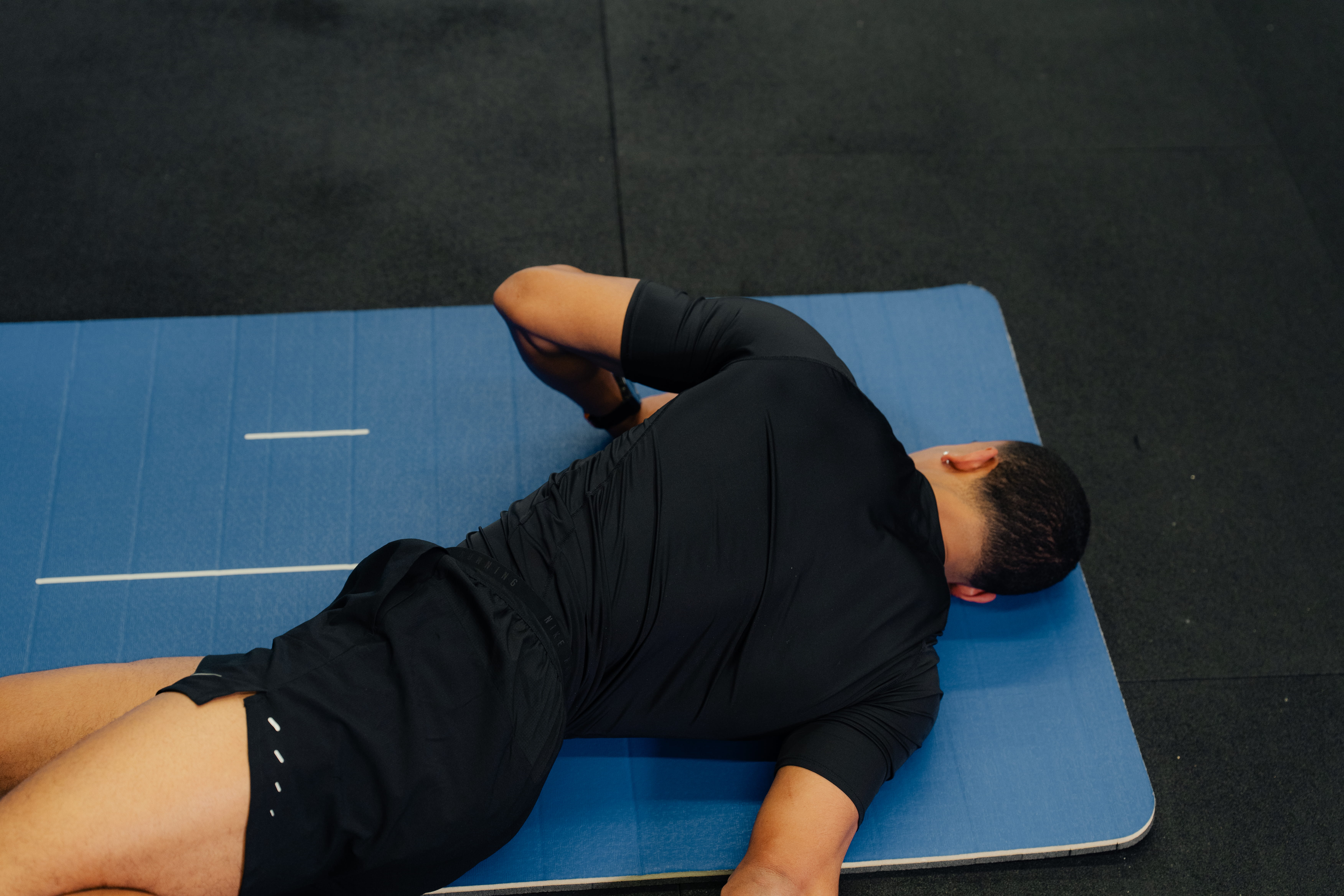 person trying to fix sore muscle - Ankle Stiffness