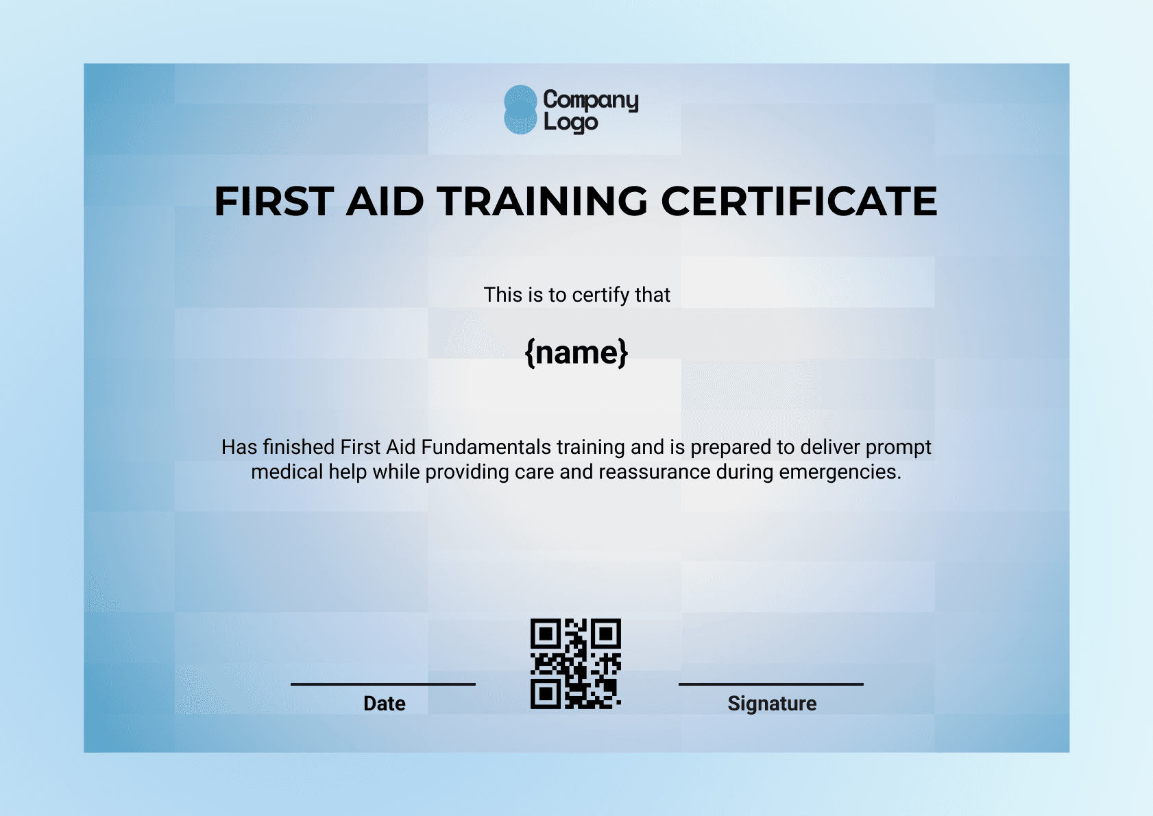 Wauld - Professional and attractive green recognition badge template