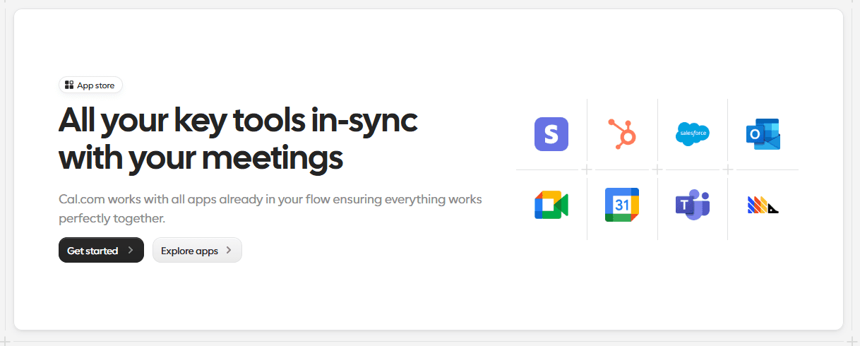 All your key tools in-sync with your meetings