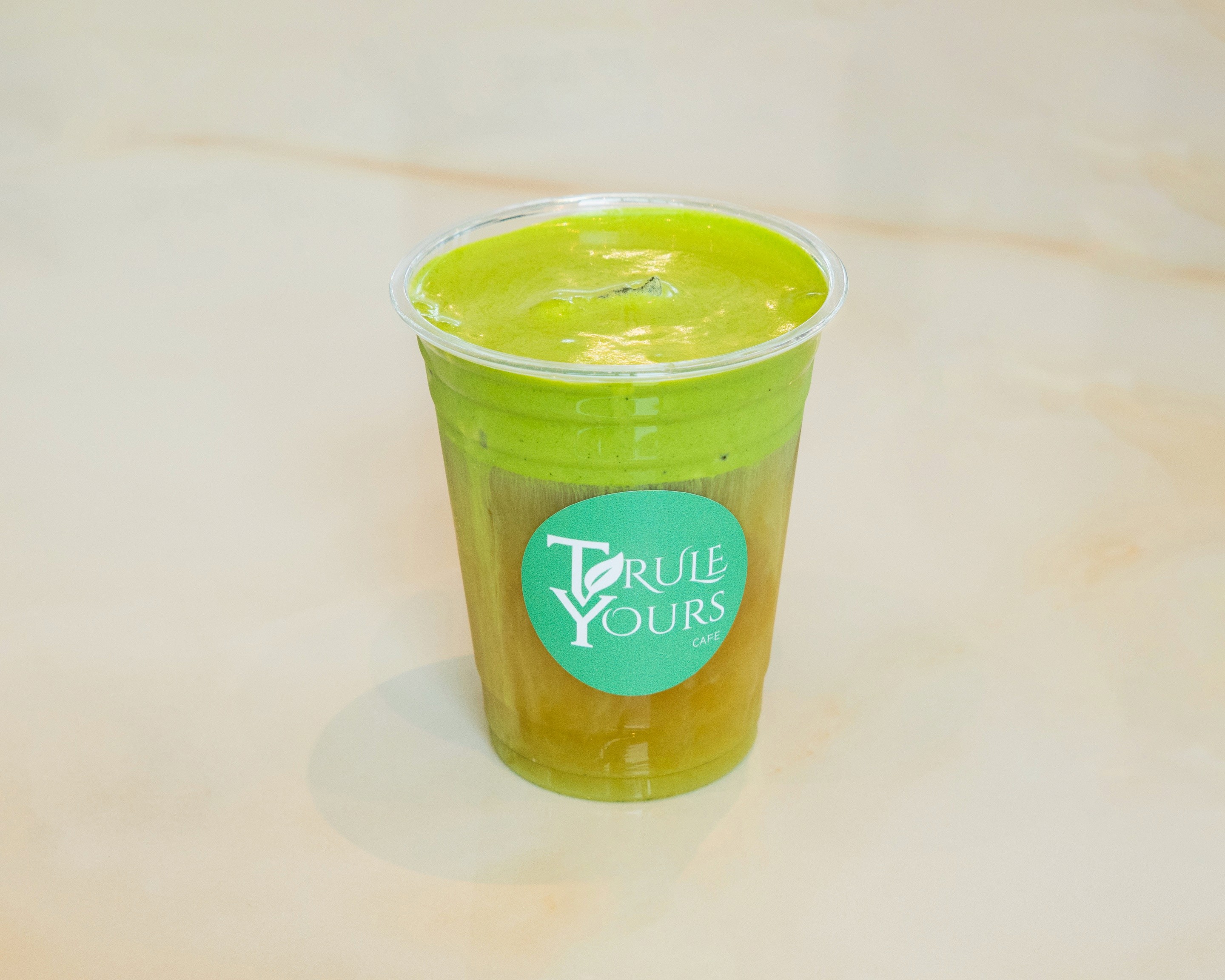 Matcha Earl Grey created from local cafe in Seattle from Trule Yours Cafe