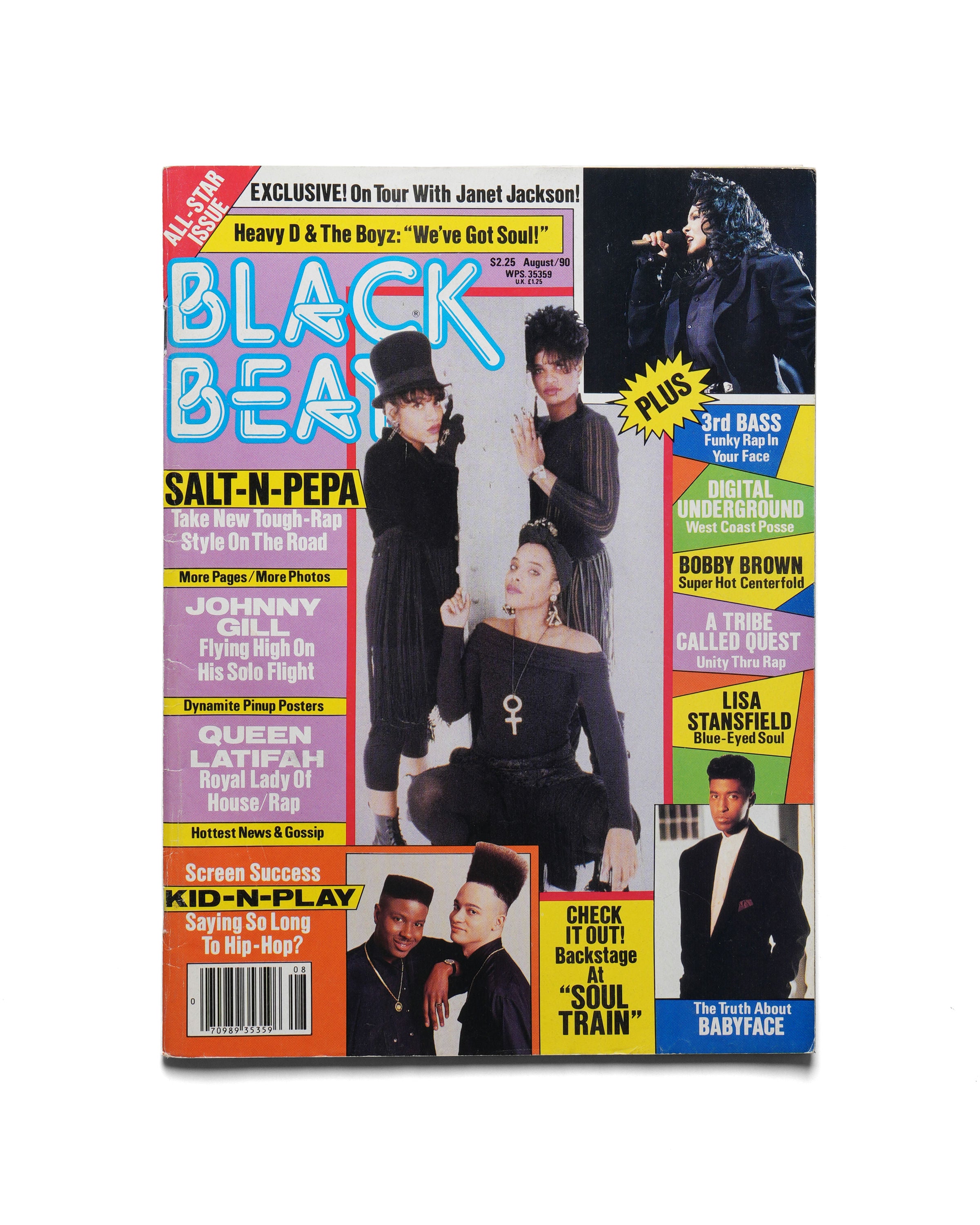Black Beat - August 1990 - Front Cover