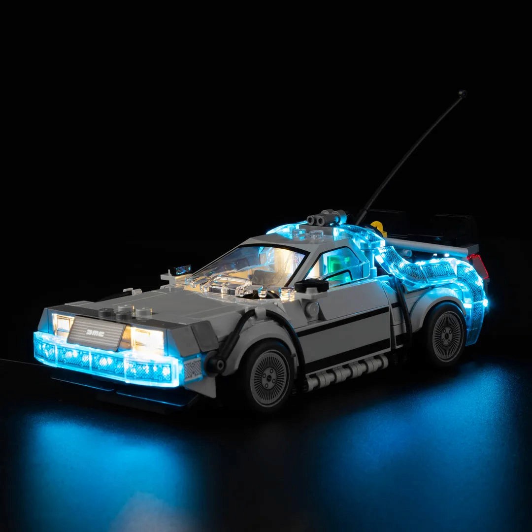 LED-lyssett til LEGO® Time Machine from Back to the Future 77256 - Brikkenerd