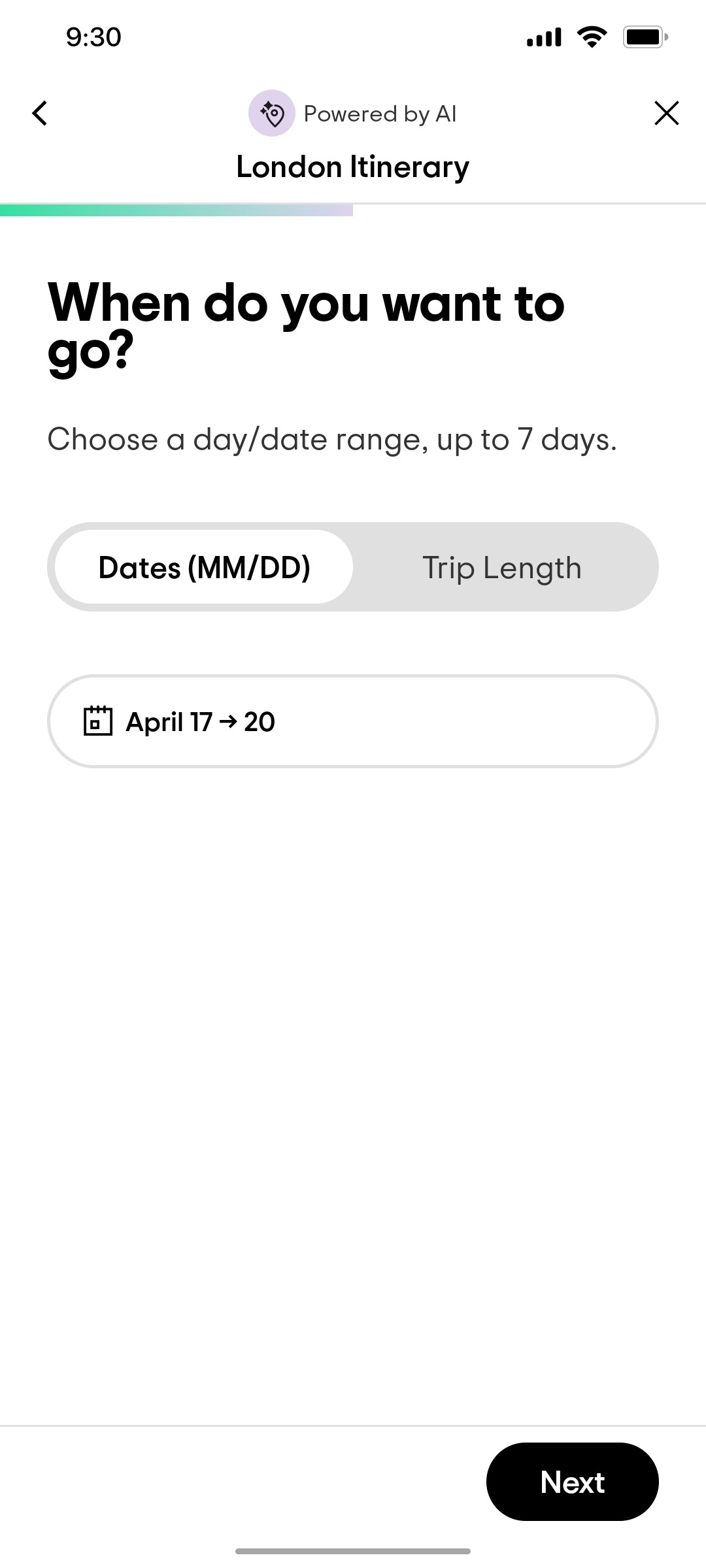 Tripadvisor London Itinerary Page Screen