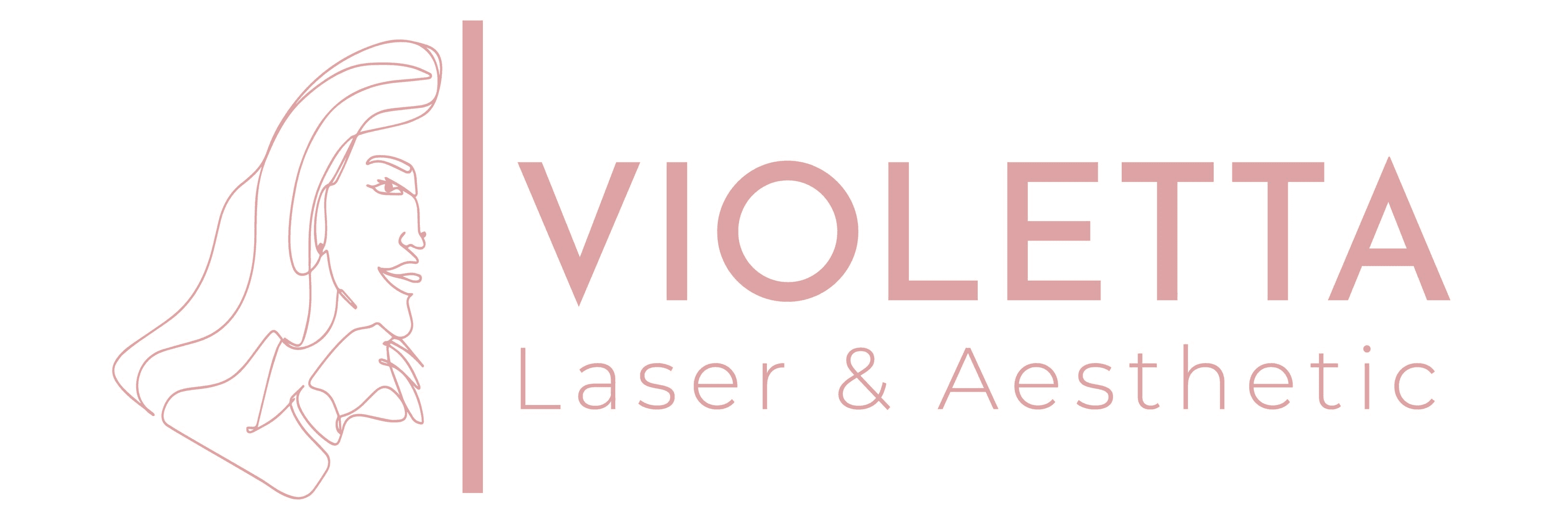 Логотип Violetta Laser & Aesthetic.