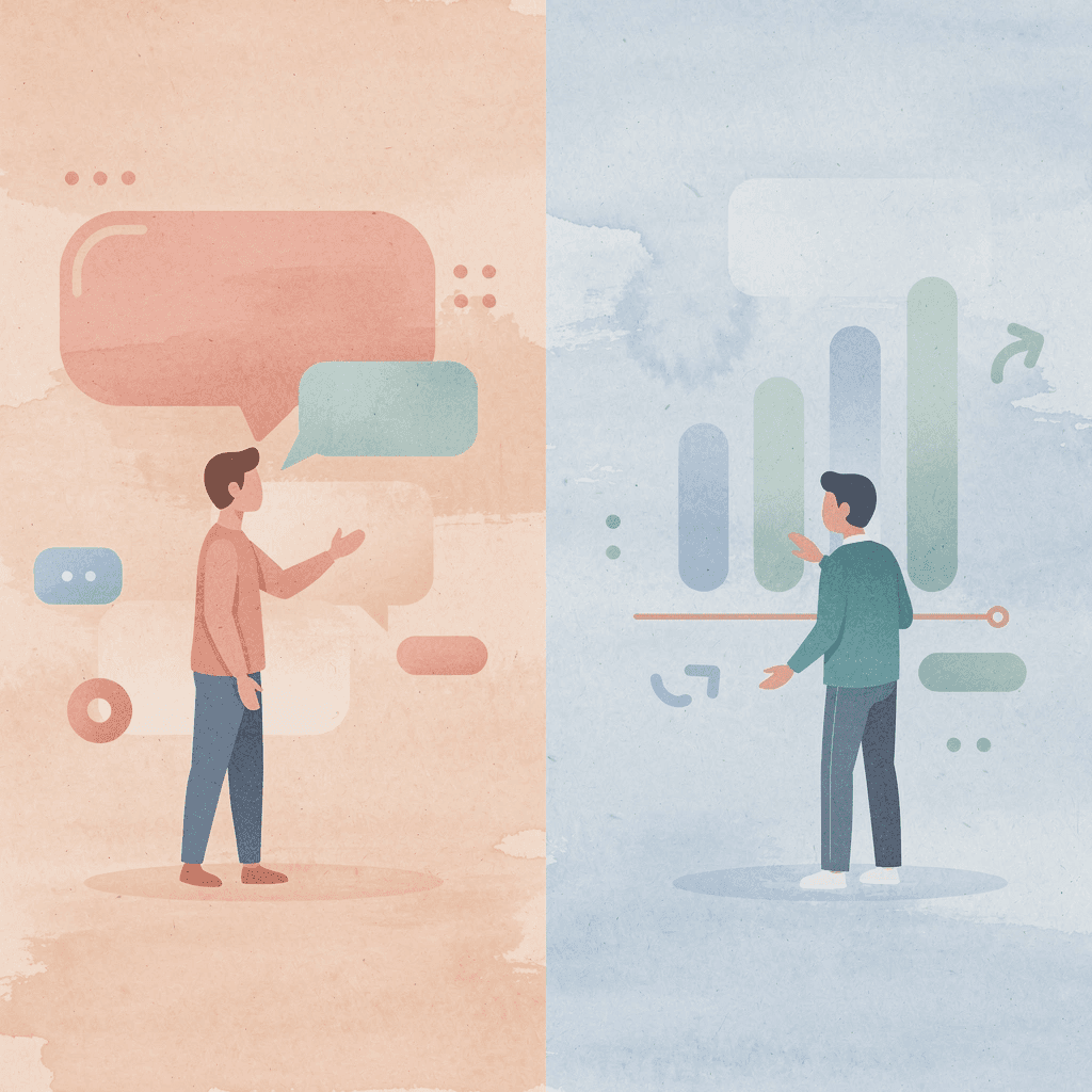 Split scene showing a scalper struggling with traditional rules versus thriving with scalper-focused systems