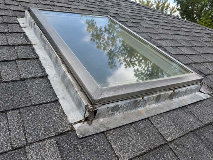 Demo inspection photo — Skylight flashing