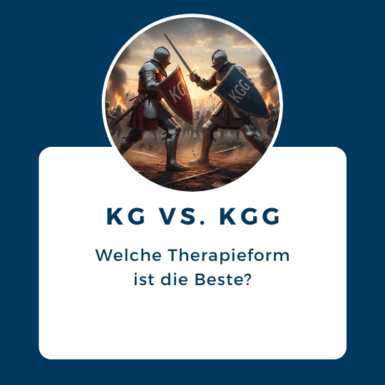 Icon mit zwei Rittern KG und KGG die gegeneinander kämpfen.