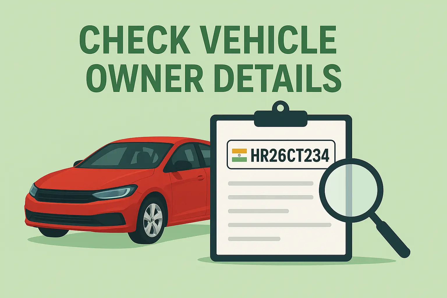 How to Check Vehicle Owner Details Online by Number Plate India