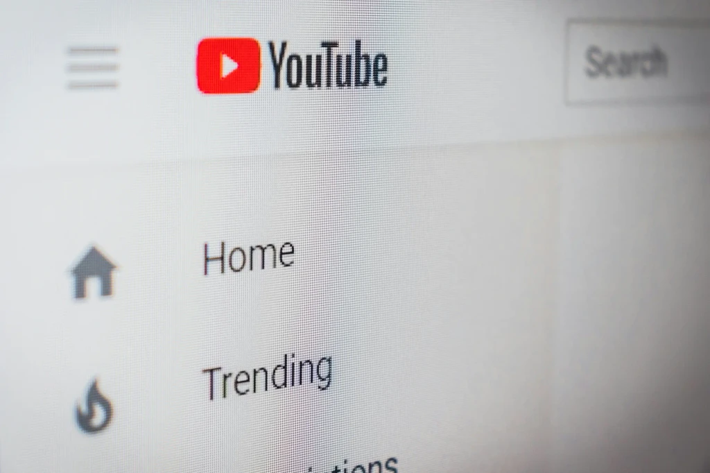 YouTube video with transcript or captions panel visible