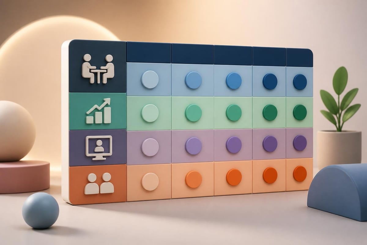 Sales competency assessment matrix
