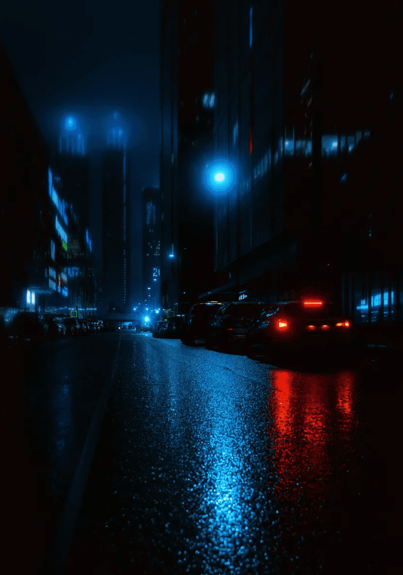 A web page section titled "Engineered Dominance โ The Proof is in the Algorithms" displaying six value propositions in distinct dark cards with golden icon headings like "Battle-Tested Results," "Tailored Solutions," and "Obsessive Client Focus," all set against a blurred dark city background, designed to gain trust for a marketing agency.
