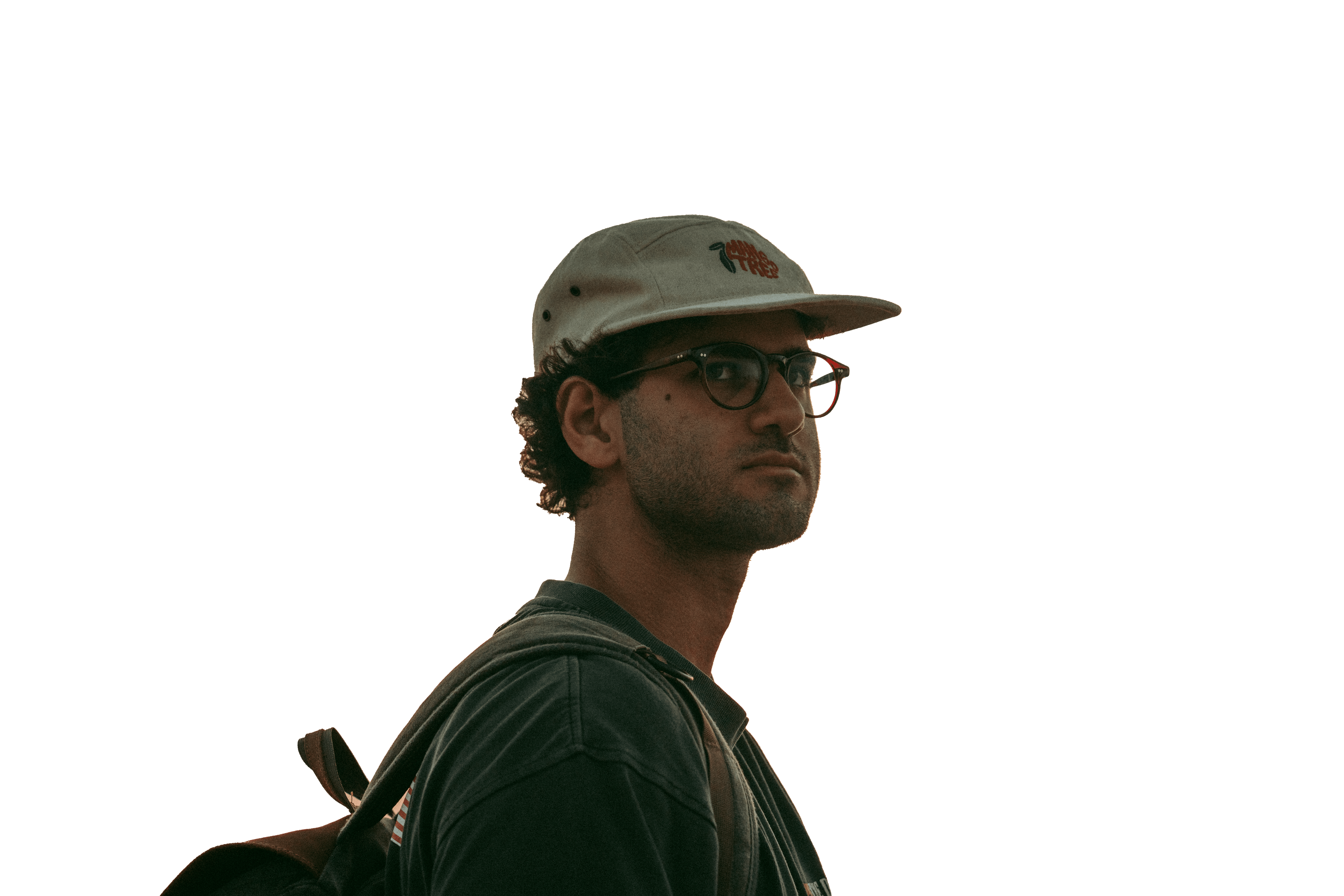 Kosta looking off in distance.