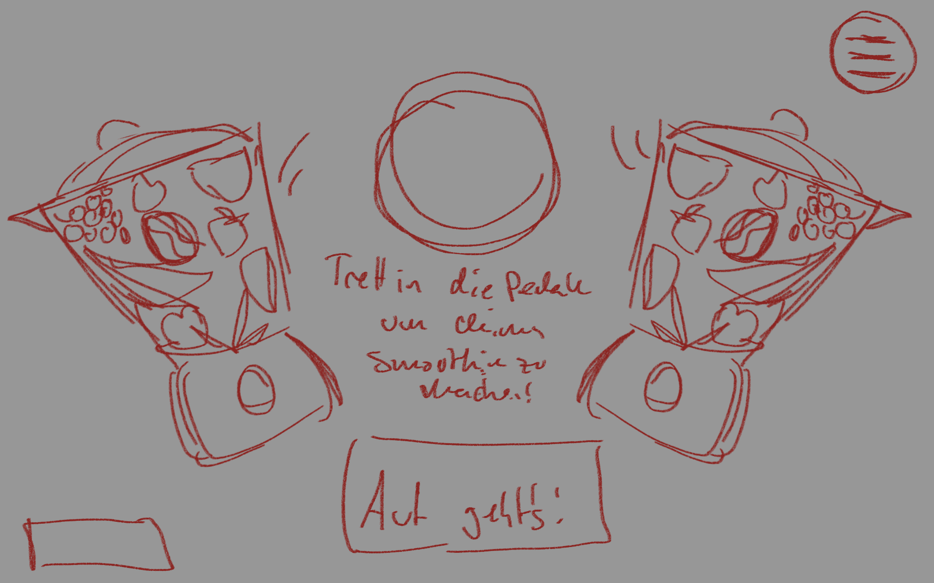 Concept art for VitaminRausch app