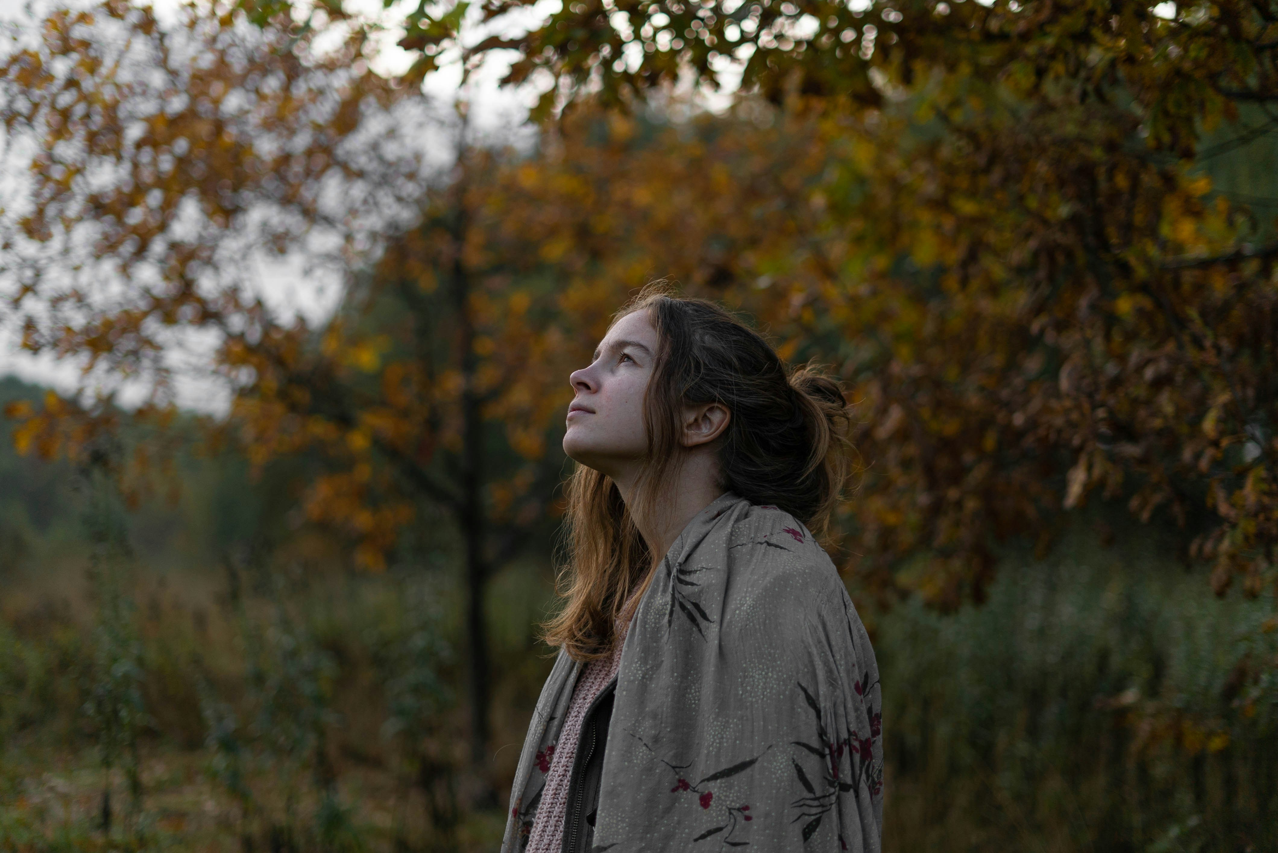 Girl Looking at Sky - What Does It Mean When a Color Washes You Out