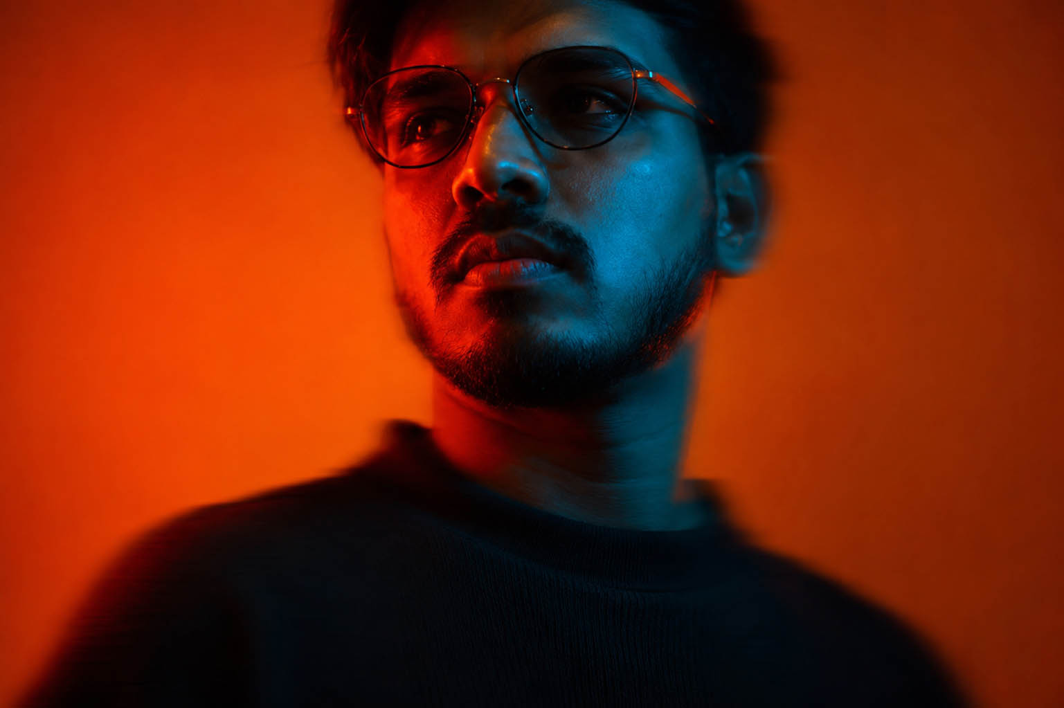 Man in Orange BG