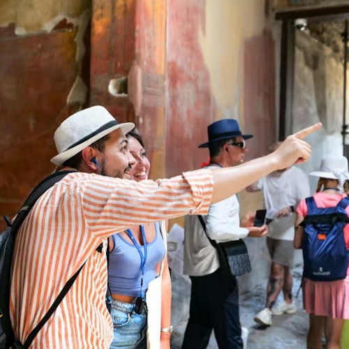 庞贝古城：含语音指南的入场票 + 从萨莱诺往返的火车票