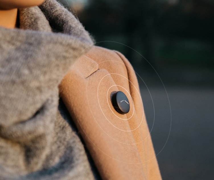 LYS light sensor wearable on clothes