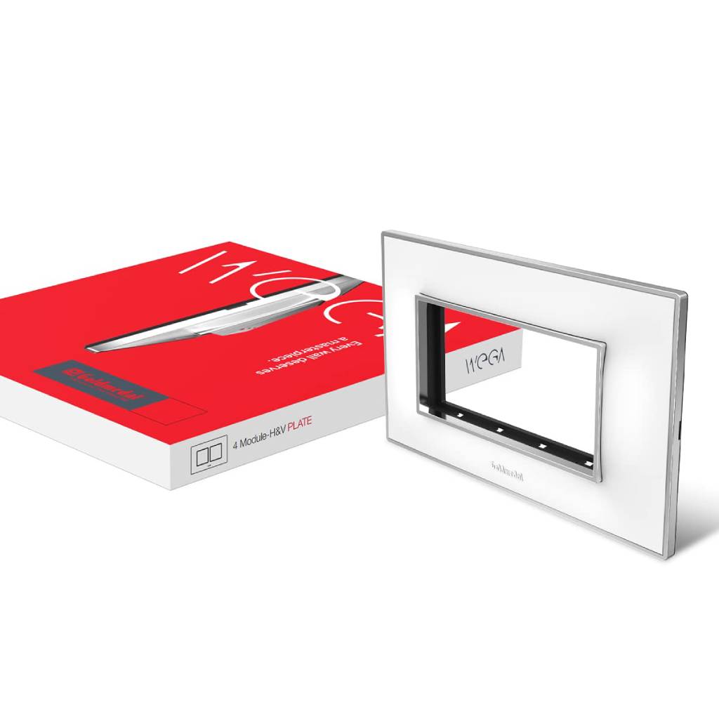 4 module cover plate 
