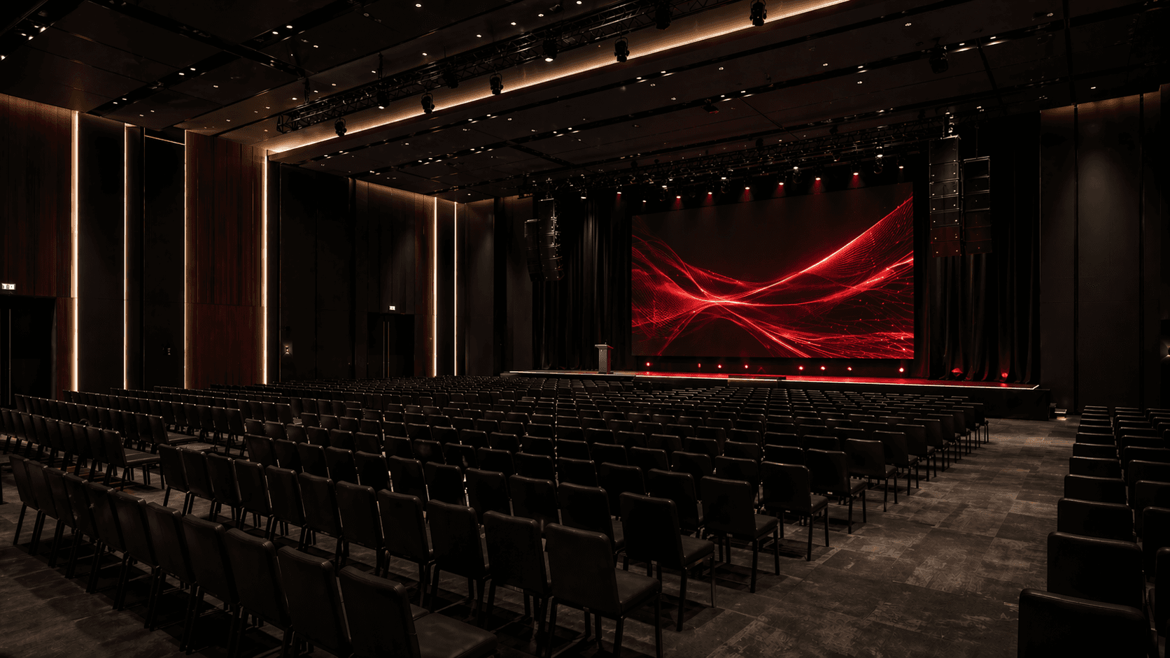 Abstract colorful light leaks with small white dots